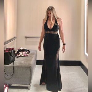 Aqua Dresses Brand, sexy long black dress! Size 2